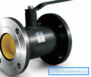 Steel ball valve KSHTSF Du50 mm