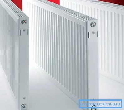 Steel radiators have a neat appearance. Steel radiators have a neat appearance.