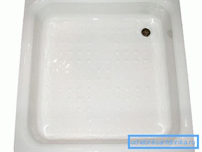 Standard cast iron shower tray 800x800 mm Standard cast iron shower tray 800x800 mm