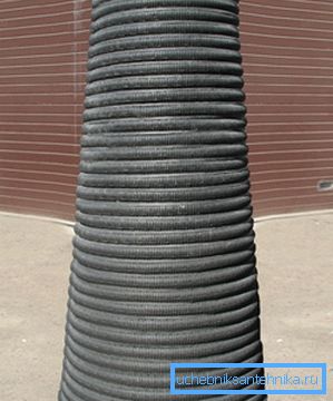 Station biological treatment in the form of a cone Station biological treatment in the form of a cone