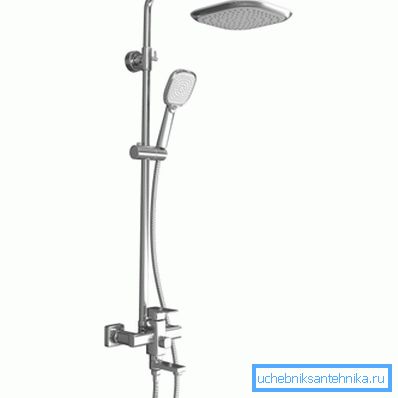 Stationary shower rack Stationary shower rack