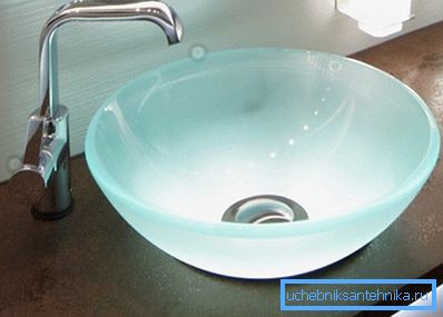 Glass Round Bathroom Sink