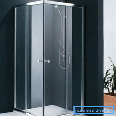 Glass shower enclosure 90x90 without pan Glass shower enclosure 90x90 without pan
