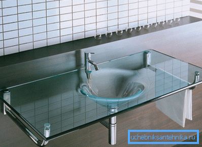 Glass washbasin Glass washbasin