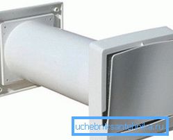 Wall supply and exhaust valve Wall supply and exhaust valve