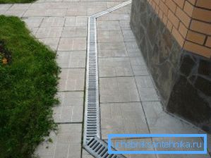 Chute drain Chute drain