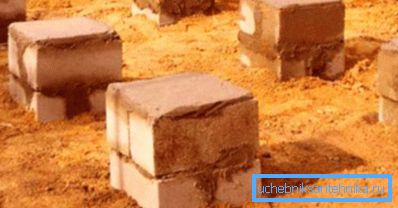 Brick pillar foundation Brick pillar foundation