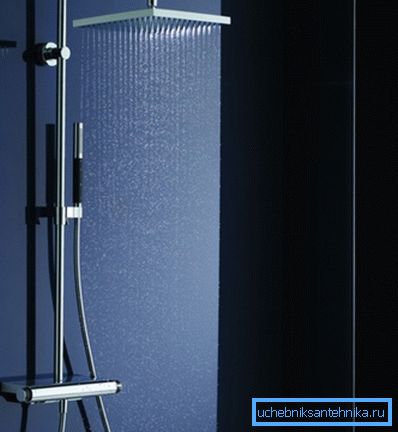 Rack-shower faucet - a great choice in any interior. Rack-shower faucet - a great choice in any interior.