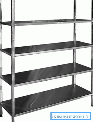 Rack racks are made of core piping