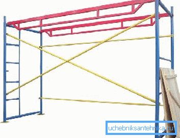 Scaffolding do-it-yourself from the profile pipe - a guarantee of safe work at height Scaffolding do-it-yourself from the profile pipe - a guarantee of safe work at height