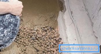 Claydite screed