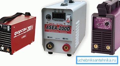 Welding machines of various power Welding machines of various power