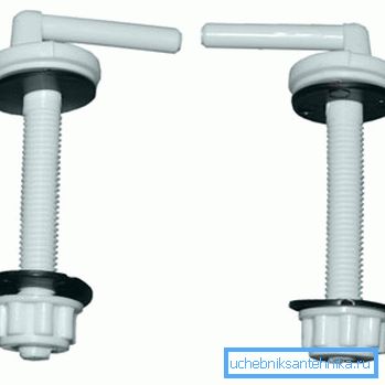 Top made fasteners for the cover Top made fasteners for the cover
