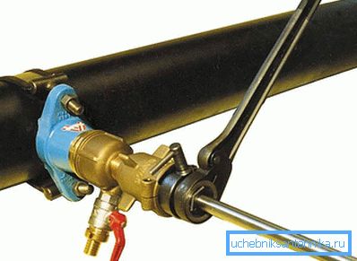 Drilling pipe under pressure Drilling pipe under pressure