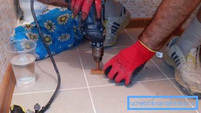 Drill holes better punch with a special drill Drill holes better punch with a special drill