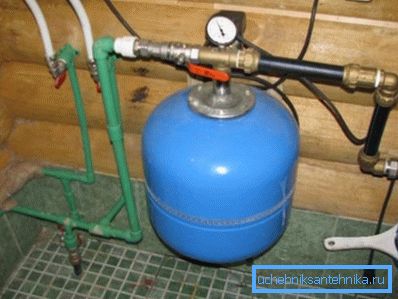 It looks like a small hydroaccumulator. It looks like a small hydroaccumulator.