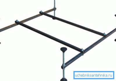 It looks like a stand for shower tray size 900x900 mm It looks like a stand for shower tray size 900x900 mm