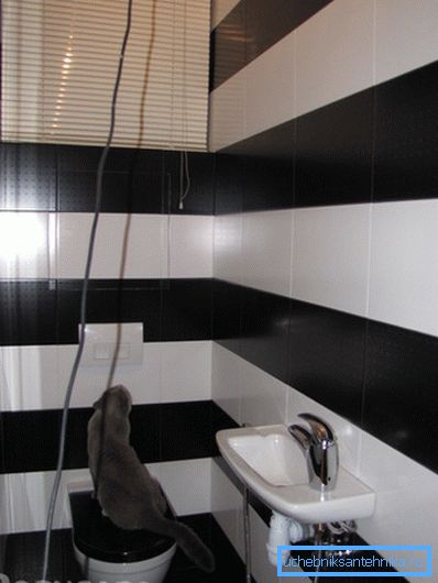 This toilet looks bigger than it actually is. This toilet looks bigger than it actually is.