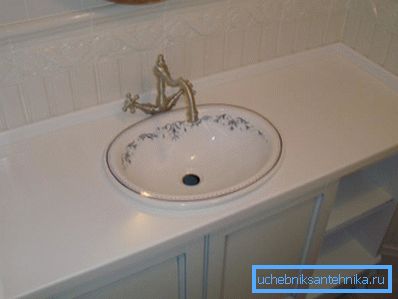 Such a sink can decorate the bathroom.