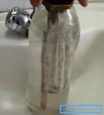 Heater leave in a solution of citric acid for a day Heater leave in a solution of citric acid for a day
