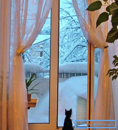 The heat in the house depends on the selected heating system