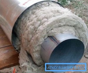 Thermal insulation of the chimney channel is made with the reverse purpose - preventing the spread of heat. Thermal insulation of the chimney channel is made with the reverse purpose - preventing the spread of heat.