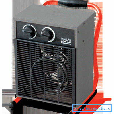 Heat fan - one of the elements of air heating at home Heat fan - one of the elements of air heating at home