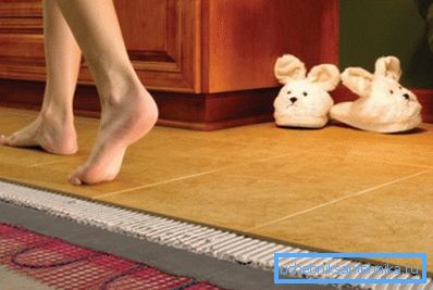Heated floors allow heating zone Heated floors allow heating zone