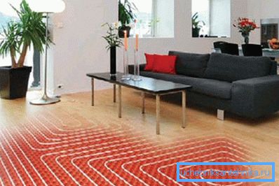 Warm water floor from the central heating in the apartment allows you to create a comfortable living environment. Warm water floor from the central heating in the apartment allows you to create a comfortable living environment.