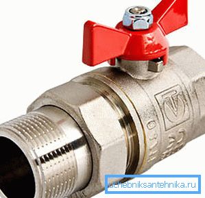 Typical product with special sgon, which is fixed with a special nut