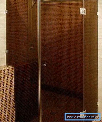 Tinted glass meets modern style or high-tech Tinted glass meets modern style or high-tech