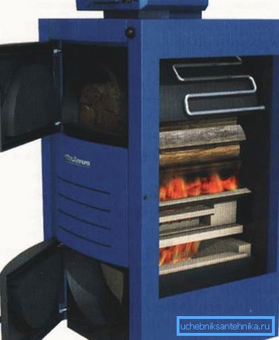 Traditional solid fuel boiler Traditional solid fuel boiler