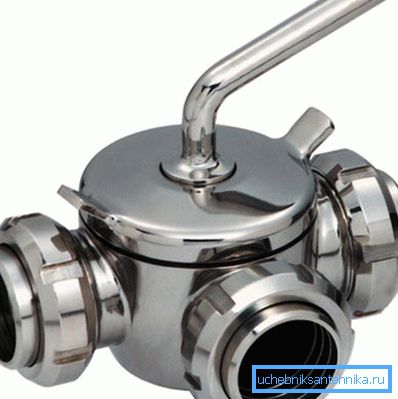 Three-way cork milk faucet Three-way cork milk faucet