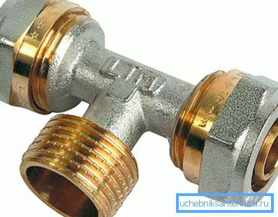 With collet connection and male thread With collet connection and male thread