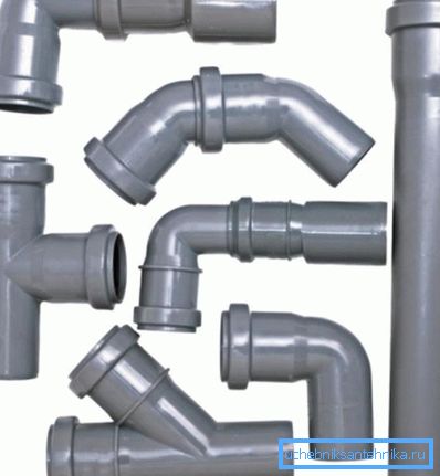Tees, elbows and elbows for installation