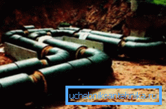 The pipes warmed by mineral wool. The pipes warmed by mineral wool.