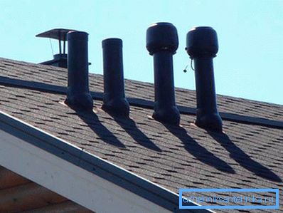For ventilation of sewers on the roof For ventilation of sewers on the roof