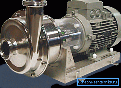 Centrifugal food pump. Centrifugal food pump.