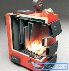 Solid fuel unit.
