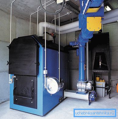 Solid fuel boiler with automatic fuel supply - efficient heating and convenient use Solid fuel boiler with automatic fuel supply - efficient heating and convenient use