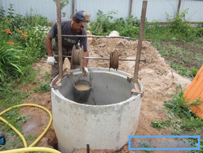 Removal of sediments from the bottom. Removal of sediments from the bottom.