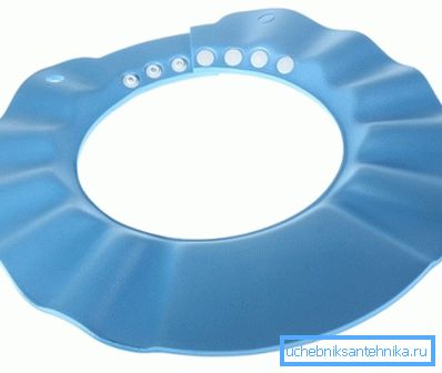Comfortable baby shower visor