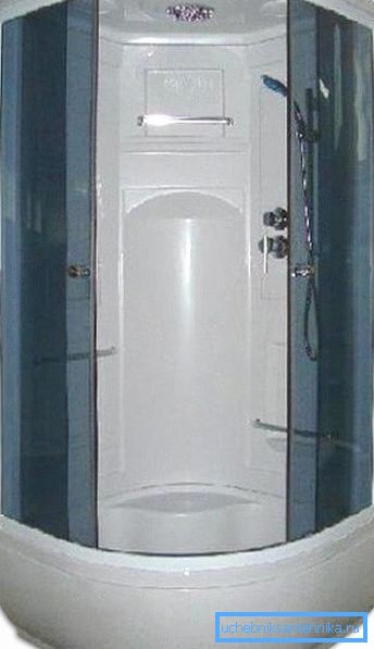 Corner shower 200 cm high with roof Corner shower 200 cm high with roof