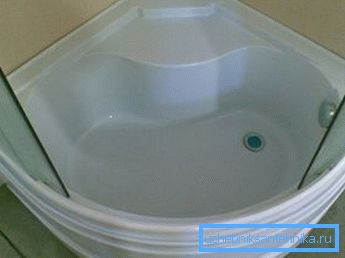 Angle deep shower tray 70x70 cm Angle deep shower tray 70x70 cm