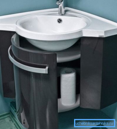 Suspended Corner Washbasin Suspended Corner Washbasin