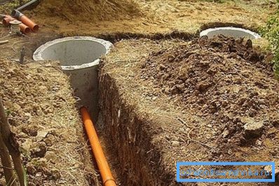 Pipe laying to septic tank Pipe laying to septic tank