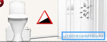 The slope of the supply pipes is three times the slope of the discharge pipes.