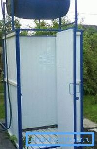 Street showers for giving from polycarbonate - the excellent decision Street showers for giving from polycarbonate - the excellent decision