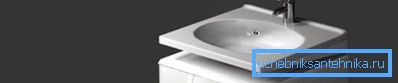 Wash basin designed for installation above a washing machine Wash basin designed for installation above a washing machine