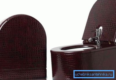 Luxury WC - choice for expensive interiors